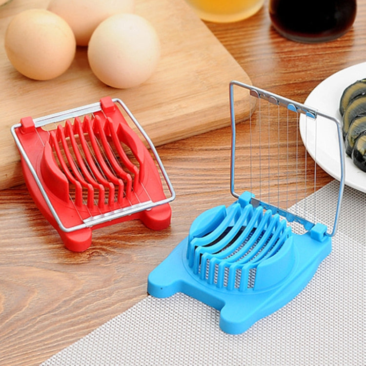2 ชิ้นสแตนเลสสตีลไข่เก็บรักษาเครื่องตัดไข่แฟนซี Splitter อุปกรณ์ครัวไข่ตัดเครื่องมือ