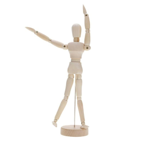 หุ่นไม้ของเล่น Humanoid Art Sketch รุ่นตุ๊กตา, 4.5 Inch, 5.5 Inch, 8 Inch, 12 Inch, 16 Inch