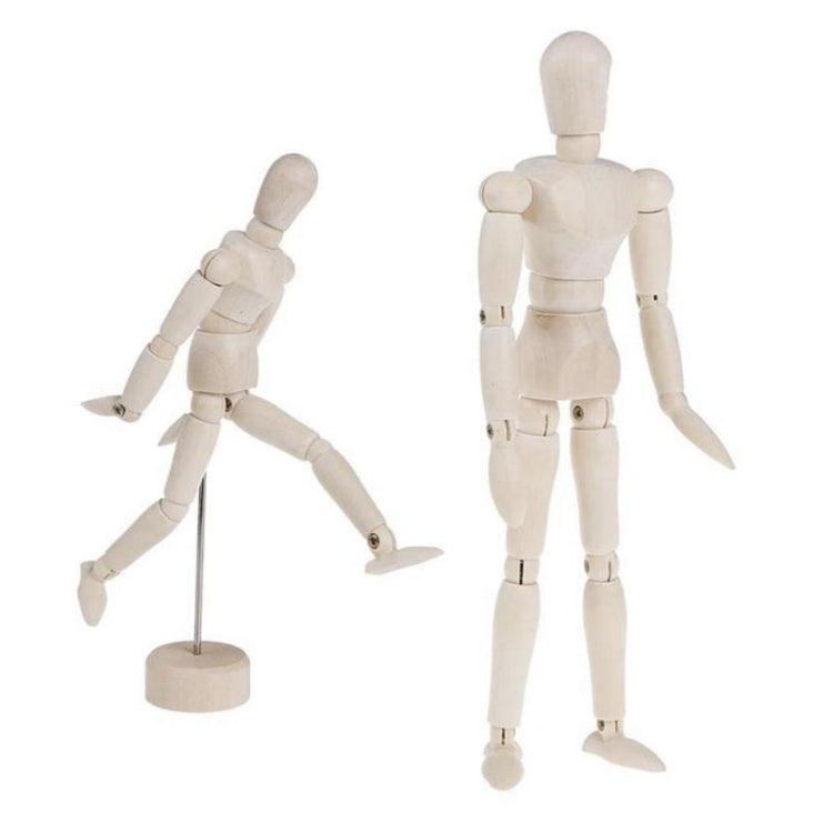 หุ่นไม้ของเล่น Humanoid Art Sketch รุ่นตุ๊กตา, 4.5 Inch, 5.5 Inch, 8 Inch, 12 Inch, 16 Inch