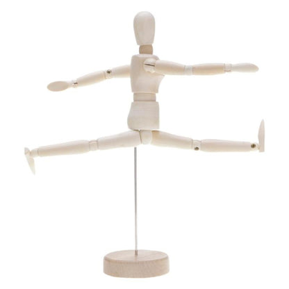 หุ่นไม้ของเล่น Humanoid Art Sketch รุ่นตุ๊กตา, 4.5 Inch, 5.5 Inch, 8 Inch, 12 Inch, 16 Inch