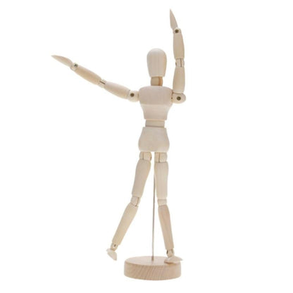 หุ่นไม้ของเล่น Humanoid Art Sketch รุ่นตุ๊กตา, 4.5 Inch, 5.5 Inch, 8 Inch, 12 Inch, 16 Inch