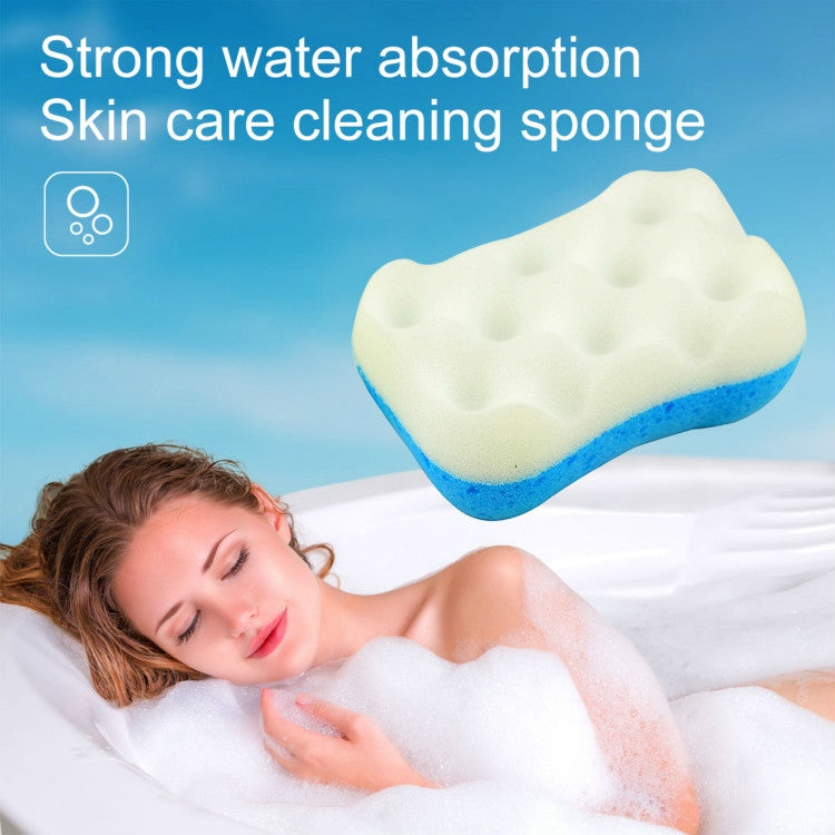2 ชิ้น Deep Skin Care ฟองน้ำอาบน้ำ Exfoliating ทำความสะอาดคนรับใช้ฟองน้ำอาบน้ำแปรง, Deep Skin Care Bath Sponge