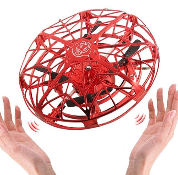 UFO Induction เครื่องบินท่าทางสี่แกน Induction Flying Saucer Suspension ของเล่นเด็ก, 4, 2