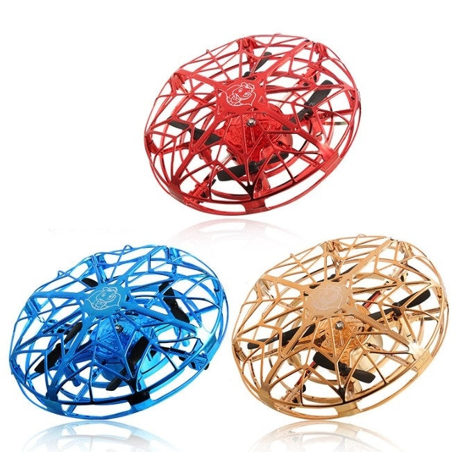 UFO Induction เครื่องบินท่าทางสี่แกน Induction Flying Saucer Suspension ของเล่นเด็ก, 4, 2