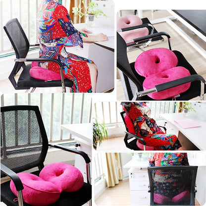 มัลติฟังก์ชั่น Dual Comfort Memory Foam Seat Hip Lift Seat ก้นสวยเบาะยางพารา