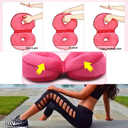 มัลติฟังก์ชั่น Dual Comfort Memory Foam Seat Hip Lift Seat ก้นสวยเบาะยางพารา
