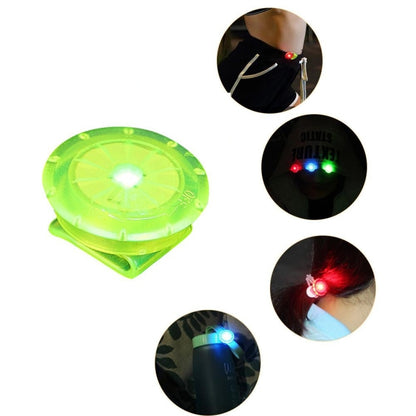 10 ชิ้นไฟคลิปรองเท้า LED มินิคลิปแสงกลางแจ้งกลางคืนวิ่งไฟเตือน, Warning Light, 10 PCS