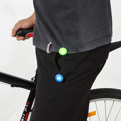 10 ชิ้นไฟคลิปรองเท้า LED มินิคลิปแสงกลางแจ้งกลางคืนวิ่งไฟเตือน, Warning Light, 10 PCS