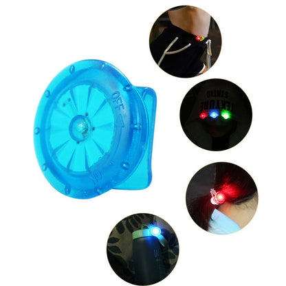 10 ชิ้นไฟคลิปรองเท้า LED มินิคลิปแสงกลางแจ้งกลางคืนวิ่งไฟเตือน, Warning Light, 10 PCS