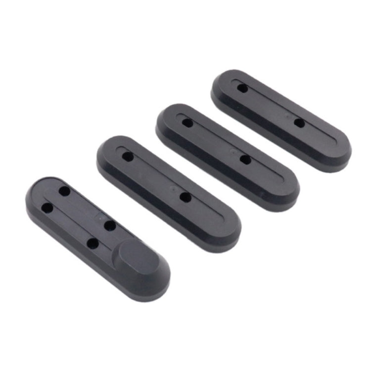 5 ชิ้น 4 in 1 สำหรับ Xiaomi Mijia M365 สกู๊ตเตอร์มอเตอร์พลาสติกฝาครอบป้องกันฝาครอบกันน้ำด้านหน้าและล้อหลังบล็อกป้องกันการจัดส่งสีแบบสุ่ม