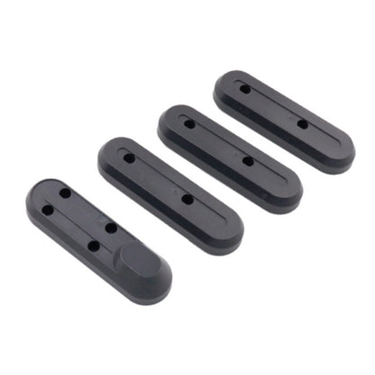 5 ชิ้น 4 in 1 สำหรับ Xiaomi Mijia M365 สกู๊ตเตอร์มอเตอร์พลาสติกฝาครอบป้องกันฝาครอบกันน้ำด้านหน้าและล้อหลังบล็อกป้องกันการจัดส่งสีแบบสุ่ม