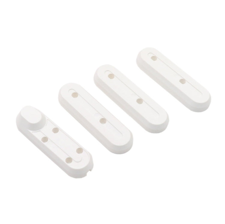 5 ชิ้น 4 in 1 สำหรับ Xiaomi Mijia M365 สกู๊ตเตอร์มอเตอร์พลาสติกฝาครอบป้องกันฝาครอบกันน้ำด้านหน้าและล้อหลังบล็อกป้องกันการจัดส่งสีแบบสุ่ม