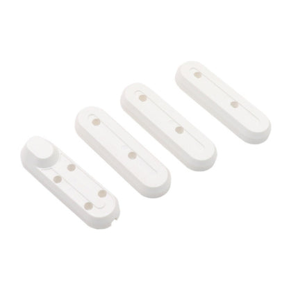 5 ชิ้น 4 in 1 สำหรับ Xiaomi Mijia M365 สกู๊ตเตอร์มอเตอร์พลาสติกฝาครอบป้องกันฝาครอบกันน้ำด้านหน้าและล้อหลังบล็อกป้องกันการจัดส่งสีแบบสุ่ม