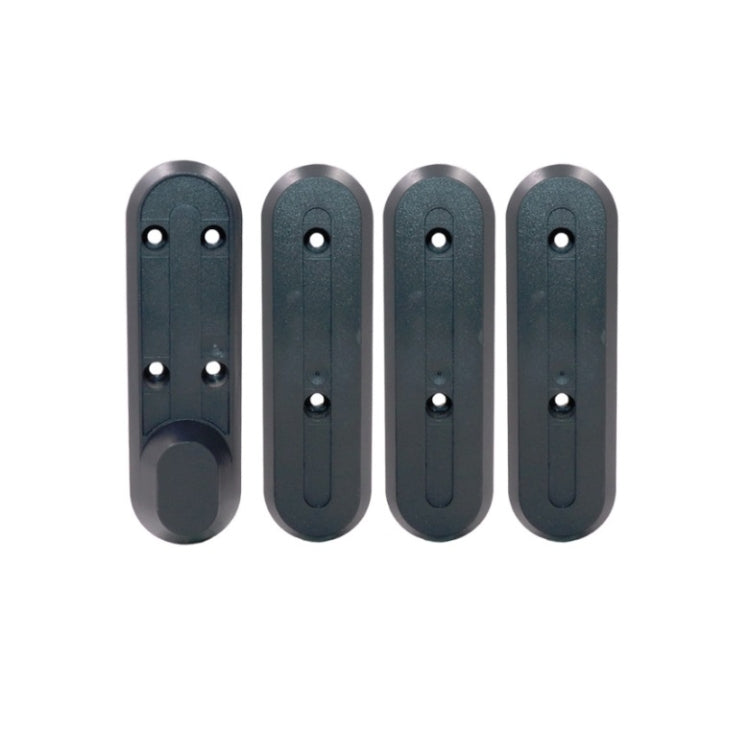 5 ชิ้น 4 in 1 สำหรับ Xiaomi Mijia M365 สกู๊ตเตอร์มอเตอร์พลาสติกฝาครอบป้องกันฝาครอบกันน้ำด้านหน้าและล้อหลังบล็อกป้องกันการจัดส่งสีแบบสุ่ม