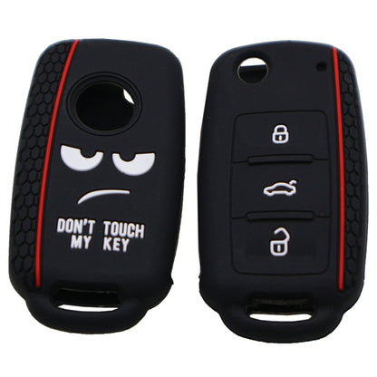 อย่าสัมผัสคีย์ของฉันซิลิโคนกุญแจรถสำหรับ Volkswagen Jetta โปโล Passat Skoda Tiguan Golf, For Volkswagen Jetta Polo Passat Skoda Tiguan Golf