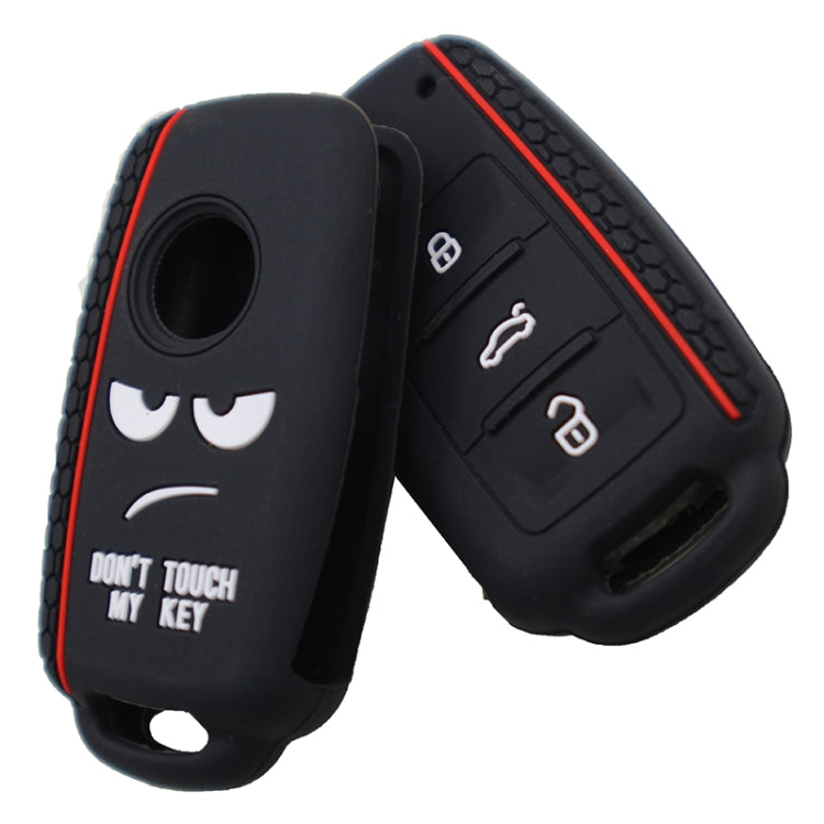 อย่าสัมผัสคีย์ของฉันซิลิโคนกุญแจรถสำหรับ Volkswagen Jetta โปโล Passat Skoda Tiguan Golf, For Volkswagen Jetta Polo Passat Skoda Tiguan Golf