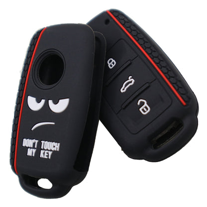 อย่าสัมผัสคีย์ของฉันซิลิโคนกุญแจรถสำหรับ Volkswagen Jetta โปโล Passat Skoda Tiguan Golf, For Volkswagen Jetta Polo Passat Skoda Tiguan Golf