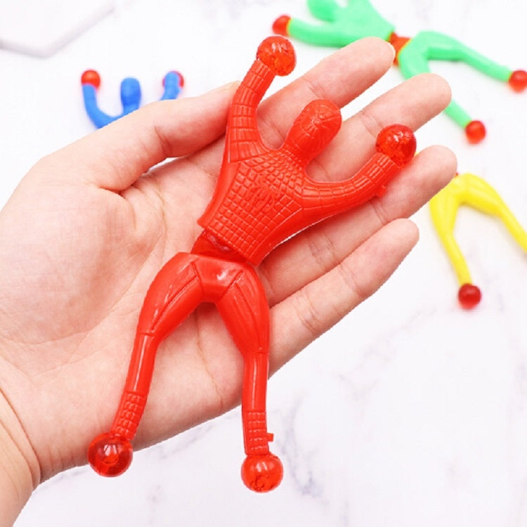 20 ชิ้น Sticky Climbing Wall ของเล่น Superman Climber, การจัดส่งสีแบบสุ่ม, 20 PCS Climbing Wall Superman