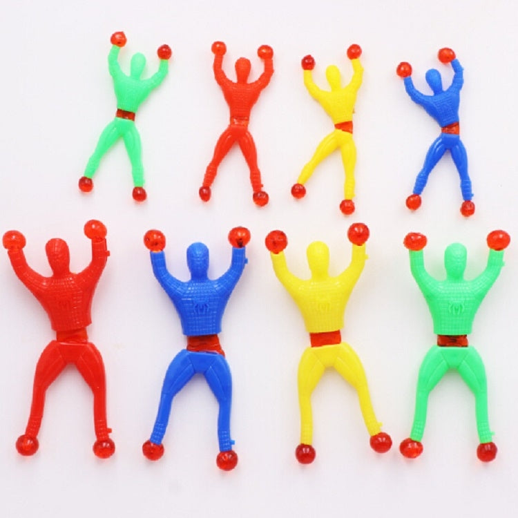 20 ชิ้น Sticky Climbing Wall ของเล่น Superman Climber, การจัดส่งสีแบบสุ่ม, 20 PCS Climbing Wall Superman