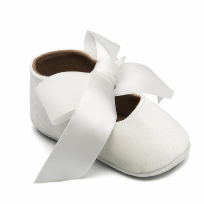เด็กผู้หญิง Bow Lace Up หนัง PU Princess First Walkers รองเท้า, 13cm