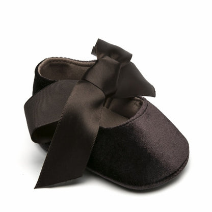 เด็กผู้หญิง Bow Lace Up หนัง PU Princess First Walkers รองเท้า, 13cm
