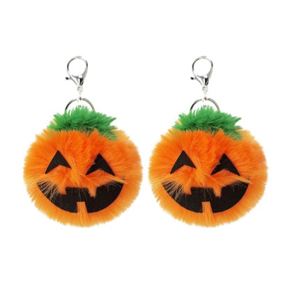 3 ชิ้นฟักทองพวงกุญแจตุ๊กตาแฟชั่นรถฮาโลวีนพวงกุญแจพรรคของขวัญ, Pumpkin Shape