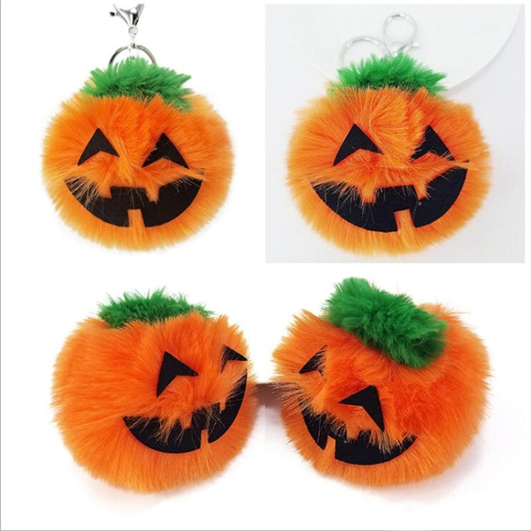 3 ชิ้นฟักทองพวงกุญแจตุ๊กตาแฟชั่นรถฮาโลวีนพวงกุญแจพรรคของขวัญ, Pumpkin Shape