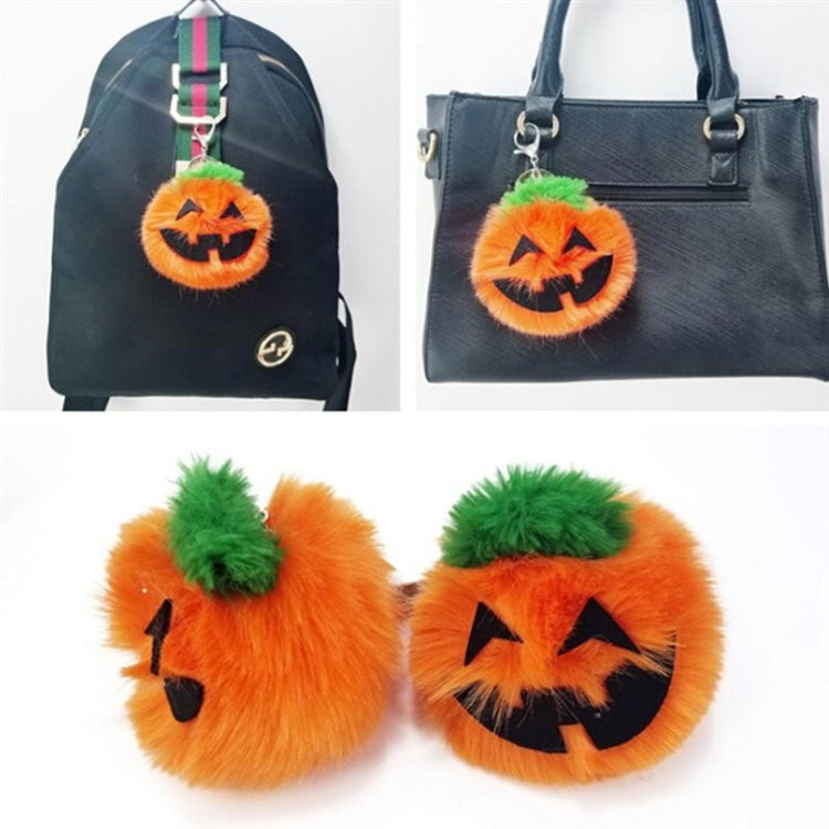 3 ชิ้นฟักทองพวงกุญแจตุ๊กตาแฟชั่นรถฮาโลวีนพวงกุญแจพรรคของขวัญ, Pumpkin Shape