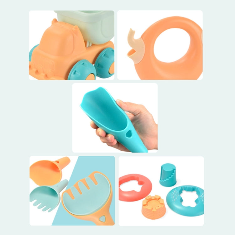 เล่นกลางแจ้งเล่นน้ำทรายซิลิโคนวัสดุเครื่องมือเด็กเล่น WaterToy ชุด, 5 in 1, 7 in 1, 9 in 1, 14 in 1, 17 in 1
