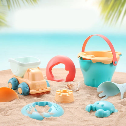เล่นกลางแจ้งเล่นน้ำทรายซิลิโคนวัสดุเครื่องมือเด็กเล่น WaterToy ชุด, 5 in 1, 7 in 1, 9 in 1, 14 in 1, 17 in 1