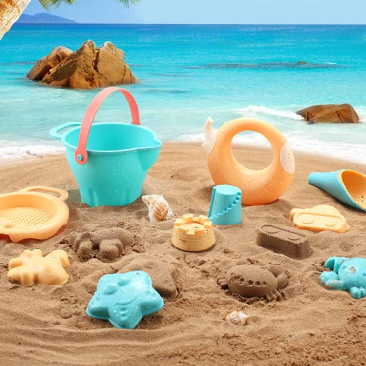 เล่นกลางแจ้งเล่นน้ำทรายซิลิโคนวัสดุเครื่องมือเด็กเล่น WaterToy ชุด, 5 in 1, 7 in 1, 9 in 1, 14 in 1, 17 in 1