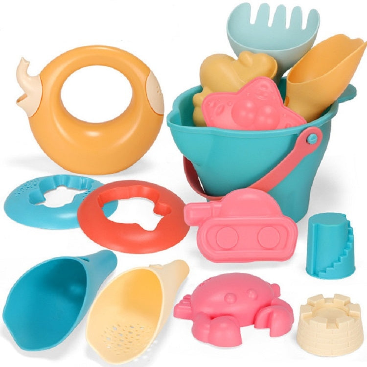 เล่นกลางแจ้งเล่นน้ำทรายซิลิโคนวัสดุเครื่องมือเด็กเล่น WaterToy ชุด, 5 in 1, 7 in 1, 9 in 1, 14 in 1, 17 in 1