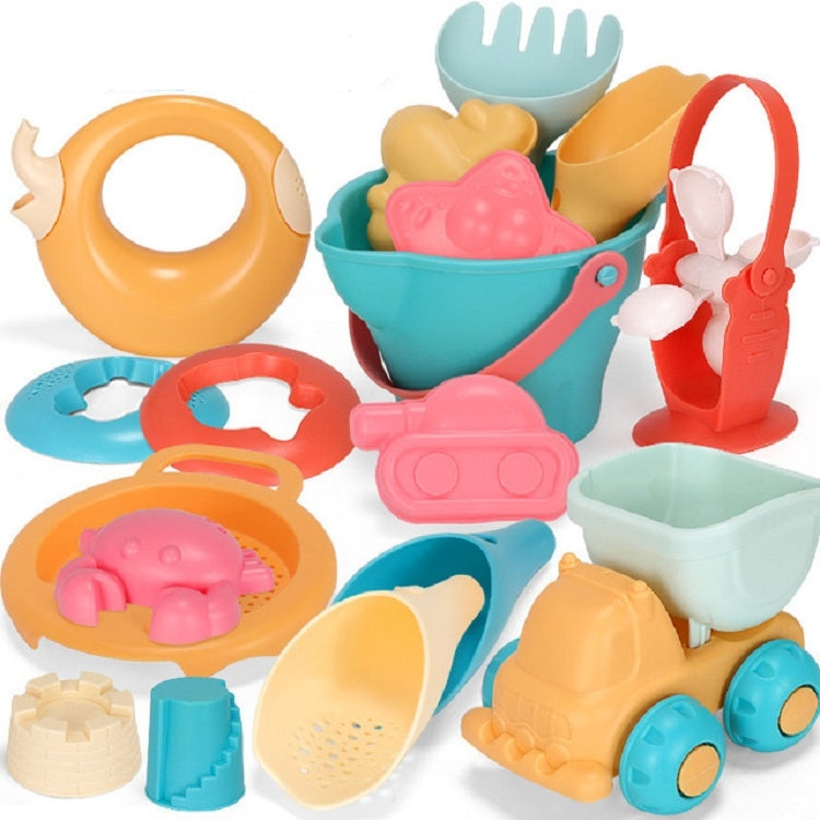 เล่นกลางแจ้งเล่นน้ำทรายซิลิโคนวัสดุเครื่องมือเด็กเล่น WaterToy ชุด, 5 in 1, 7 in 1, 9 in 1, 14 in 1, 17 in 1