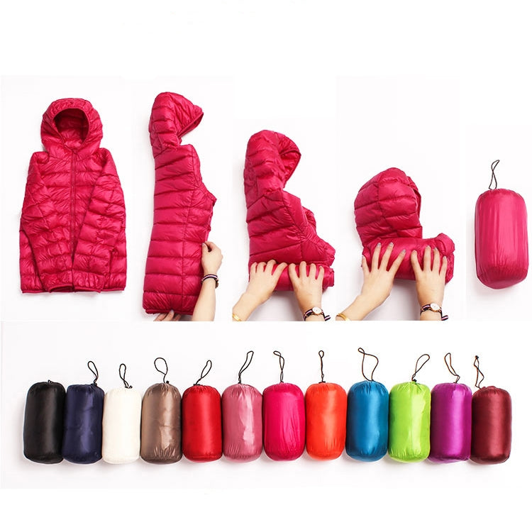 Casual ULTRA LIGHT เป็ดสีขาวลงเสื้อแจ็คเก็ตผู้หญิงฤดูใบไม้ร่วงฤดูหนาว WARM Coat Hooded Parka, M, L, XL, XXL, XXXL, XXXXL