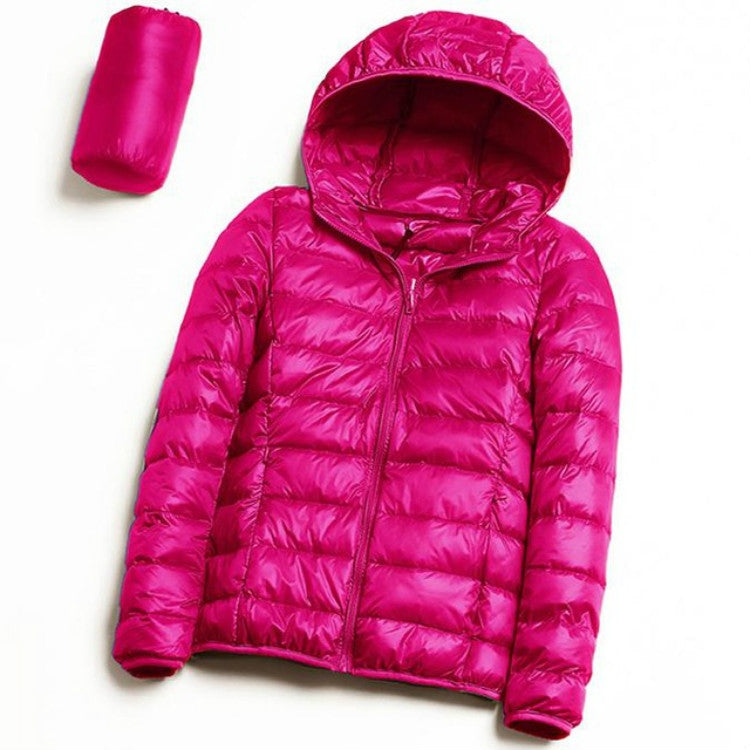 Casual ULTRA LIGHT เป็ดสีขาวลงเสื้อแจ็คเก็ตผู้หญิงฤดูใบไม้ร่วงฤดูหนาว WARM Coat Hooded Parka, M, L, XL, XXL, XXXL, XXXXL