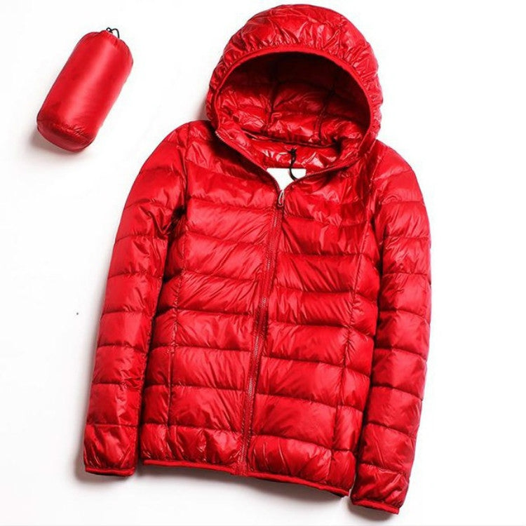 Casual ULTRA LIGHT เป็ดสีขาวลงเสื้อแจ็คเก็ตผู้หญิงฤดูใบไม้ร่วงฤดูหนาว WARM Coat Hooded Parka, M, L, XL, XXL, XXXL, XXXXL
