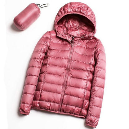 Casual ULTRA LIGHT เป็ดสีขาวลงเสื้อแจ็คเก็ตผู้หญิงฤดูใบไม้ร่วงฤดูหนาว WARM Coat Hooded Parka, M, L, XL, XXL, XXXL, XXXXL