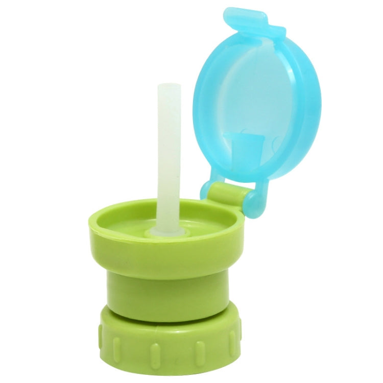 เด็กแบบพกพาเครื่องดื่มบรรจุขวด Anti-overflow Anti-สควอชเปลี่ยนหมวกฟาง, Green, Red, Blue