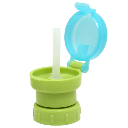 เด็กแบบพกพาเครื่องดื่มบรรจุขวด Anti-overflow Anti-สควอชเปลี่ยนหมวกฟาง, Green, Red, Blue