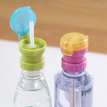 เด็กแบบพกพาเครื่องดื่มบรรจุขวด Anti-overflow Anti-สควอชเปลี่ยนหมวกฟาง, Green, Red, Blue