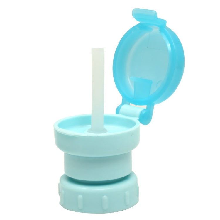 เด็กแบบพกพาเครื่องดื่มบรรจุขวด Anti-overflow Anti-สควอชเปลี่ยนหมวกฟาง, Green, Red, Blue