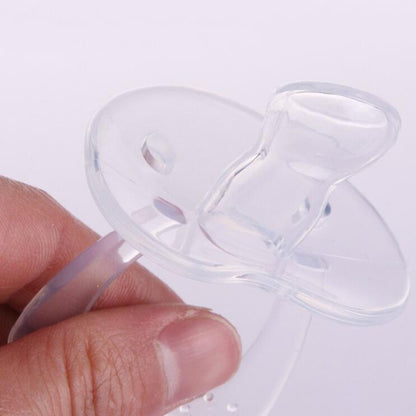 ผลิตภัณฑ์สำหรับเด็กซิลิโคนหัวกลมหัวแม่มือโปร่งใสจุกนมหลอก, Thumb, Round Head