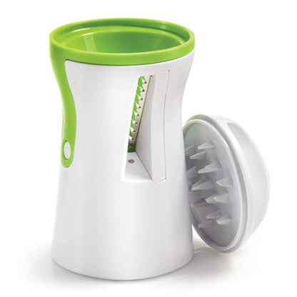ห้องครัวมัลติฟังก์ชั่นเกลียวกรวยหมุนตัดขูดปัดน้ำฝน, Rotating Cutting Grater