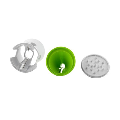 ห้องครัวมัลติฟังก์ชั่นเกลียวกรวยหมุนตัดขูดปัดน้ำฝน, Rotating Cutting Grater