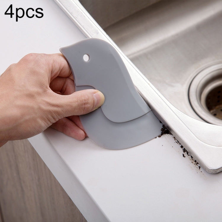 4 PCS Penguin Shape Soft Scraper ครัวเบเกอรี่ Gadget