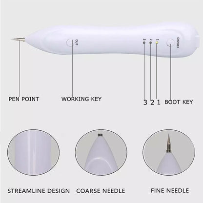 Dark Spot Remover USB เลเซอร์พลาสม่าปากกา Facial Freckle Wart Removal Beauty Care อุปกรณ์
