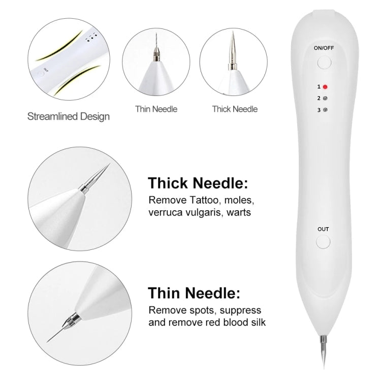 Dark Spot Remover USB เลเซอร์พลาสม่าปากกา Facial Freckle Wart Removal Beauty Care อุปกรณ์