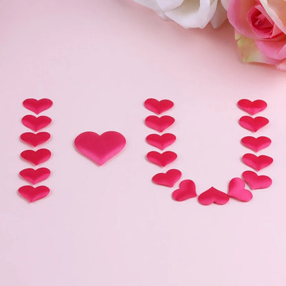 100 ชิ้น/แพ็ค 3.5 ซม.อุปกรณ์จัดงานแต่งงาน Love Hand โยนดอกไม้งานแต่งงานตกแต่งห้องจำลองกลีบปลอม