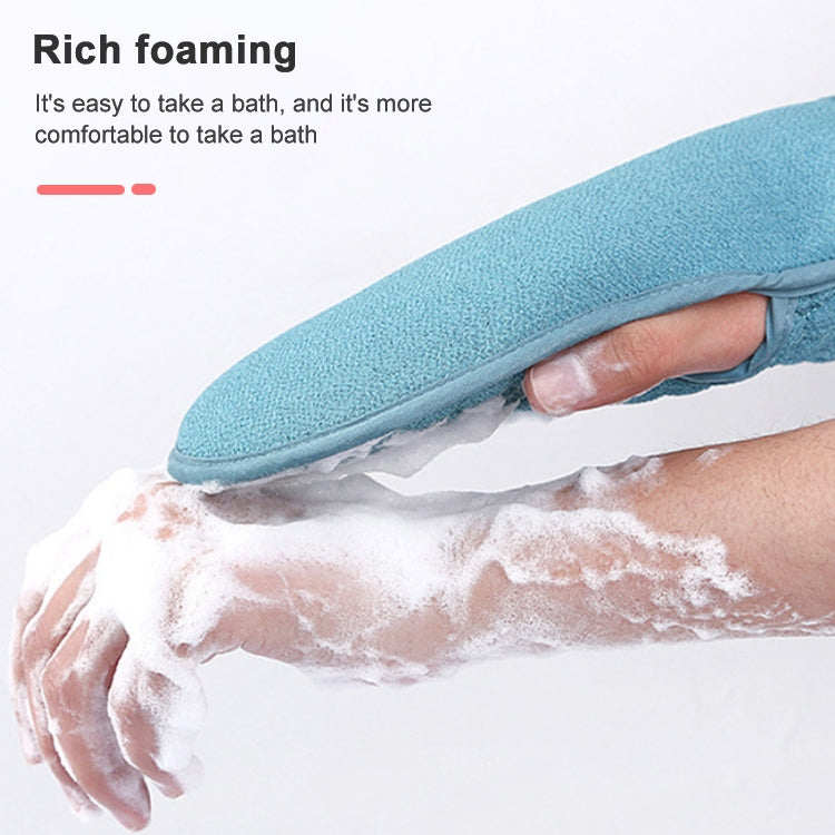 อาบน้ำถุงมืออาบน้ำขัดผิวสปานวดนวมตาข่ายอนุภาค Washcloth