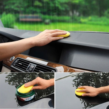 5 PCS รถ Wax ภาษาโปลิชคำโฟมฟองน้ำมือขี้ผึ้งนุ่มฟองน้ำสีเหลือง Pad สำหรับ Car Detailing Care Wash, 5 PCS
